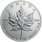 2007 1 oz Canadian Silver Maple Leaf Coin (BU)