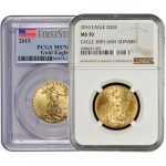 1/2 oz Gold American Eagle MS70 (Varied Year, Varied Label, PCGS or NGC)