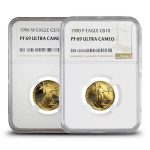 1/4 oz Proof Gold American Eagle Coins PR/PF69 (Random Year, PCGS or NGC)