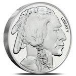 5 oz Silver SilverTowne Buffalo Rounds (New)