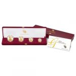 2019-W 4-Coin Proof Gold American Eagle Sets (Box + CoA)