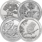 5 oz Silver ATB Coins (Random Year, Varied Condition, Varied Design)