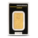 1 oz Gold Argor Heraeus Kinebar Bars (New w Assay)