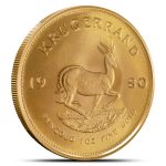 1980 1 oz Gold South African Krugerrand Coins