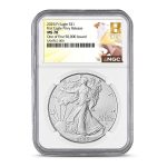 2025 (P) 1 oz Silver Eagle Privy American Eagle Coins NGC MS70 (First 50,000 Issued)