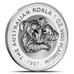 1997 1 oz Platinum Australian Koala Coins