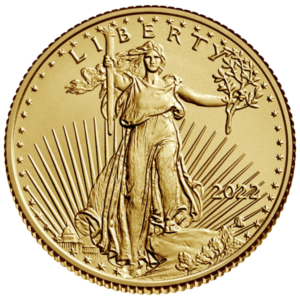 2022 1 oz American Gold Eagle Coin BU