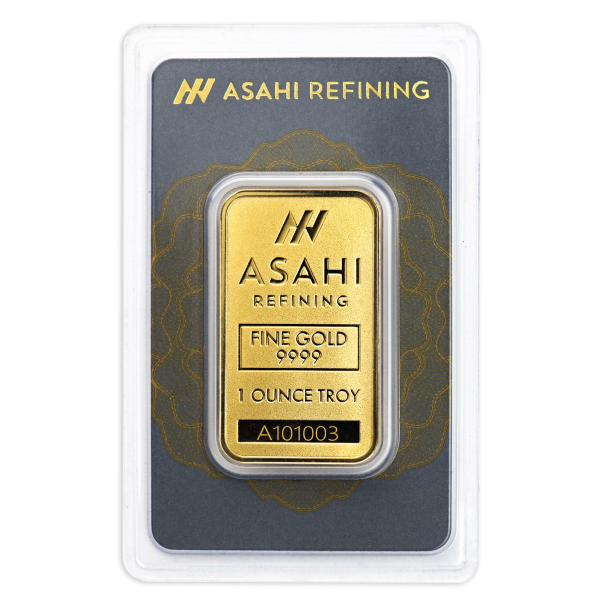 1 oz Asahi Gold Bar .9999 Fine Sealed in Assay