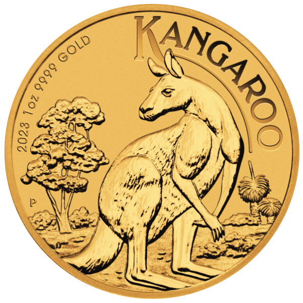 2023 $100 Australia Gold Kangaroo 1 oz .9999 Fine BU
