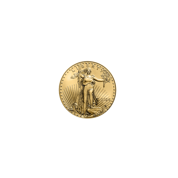 2024 1/10 oz Gold American Eagle Coin BU