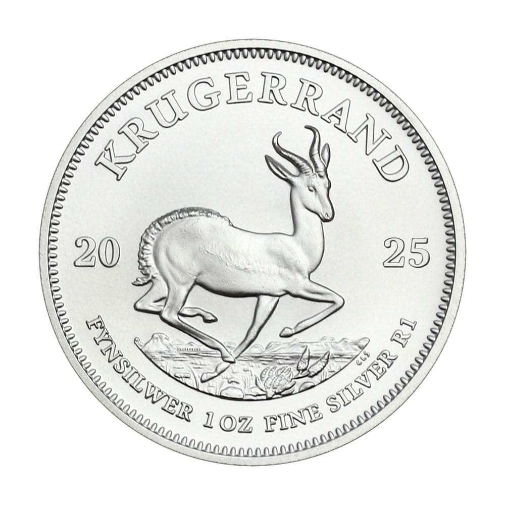 2025 1 oz South African Silver Krugerrand BU