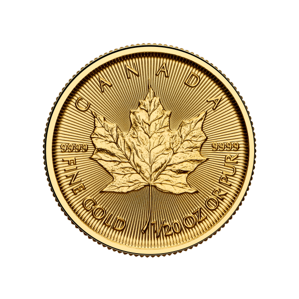 2025 1/20 oz Canadian Gold Maple Leaf