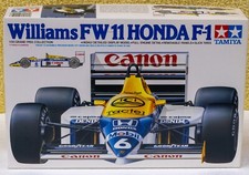 Tamiya 1/20 Model Kit Williams FW 11 Honda F-1 #20019 1986 open box