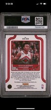 2022 Donruss Optic Scottie Barnes Elite Series Signature, 32/99, PSA 9