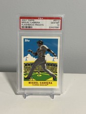 Miguel Cabrera 2007 Topps Baseball Flashback Friday's #FF12 PSA 10 Gem Mint