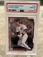2015 Bowman Draft #150 Aaron Judge New York Yankees RC Rookie PSA 10 GEM MINT