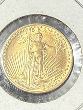 1987 $5 American Gold Eagle Walking Liberty 1/10 Troy oz Five Dollar Coin