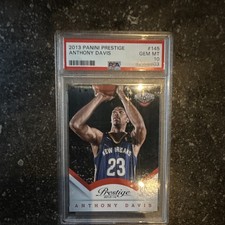 Panini 2013-14 Prestige Anthony Davis #145 PSA Graded Basketball Card