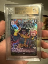 2026 MTG Marvel Thanos, the Mad Titan BORDERLESS BGS 9.5
