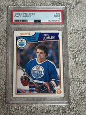 1983 O-PEE-CHEE OPC HOCKEY CARD PSA 9 DAVE LUMLEY EDMONTON OILERS