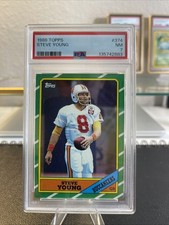 1986 Topps Steve Young Rookie Card #374 PSA 7