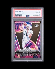 Jordan Love - 2025 Panini Mosaic Visionary #10 - PSA 10 (Packers)