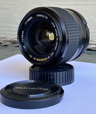 Excellent! Vintage MINOLTA MC W. ROKKOR-X SI 1:2.5 F=28MM WIDE ANGLE CAMERA LENS