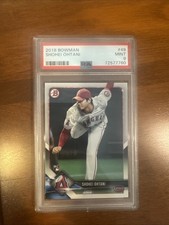 Bowman 2018 Shohei Ohtani RC Base Set #49 Los Angeles Angels PSA 9