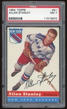 1954 Topps Hockey #41 Slan Stanley PSA 7
