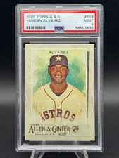 ⚾️  YORDAN ALVAREZ Rookie Card RC 2020 Topps Allen & Ginter #118 🔥 PSA 9 🔥