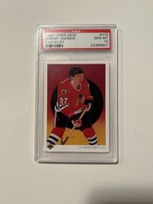 Jeremy Roenick RC POP 32 PSA 10 1990 UD Checklist #316 Gem MT Chicago Blackhawks