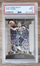 🏀 Trae YOUNG RC Rookie PSA 9 2018 Panini Select #45 Mint