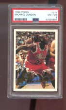 1995-96 Topps #277 Michael Jordan PSA 8 Graded Basketball Card NBA Bulls 95-1996
