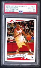 KEVIN DURANT MCDONALDS XRC ROOKIE 1ST CARD EVER 2008 TOPPS PSA 8.5 UNDERGRADED