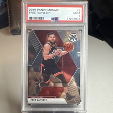 Fred VanVleet 2019-20 Panini Mosaic #9 Toronto Raptors PSA MNT 9