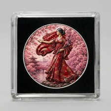 2026 Silver Eagle - Japanese Cherry Blossom Edition 1 oz Silver Colorized Coin