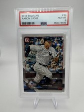 2018 Bowman #24 Aaron Judge PSA 8