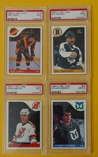 Aaron Broten Roseau NJ Devils #249 USA Rockies Stars 1985-86 PSA 9 Mint Hockey