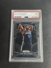 2019-20 Panini Prizm Zion Williamson #248 Pelicans RC Rookie PSA 9 MINT