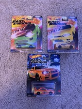 Hot Wheels Premium Fast & Furious Lot R34 R33 Eclipse Brian 1/5 3/5 5/5