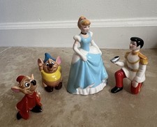 Disney 80’s Cinderella  Ceramic Character Set