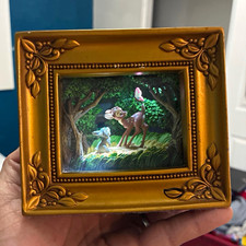 Olszewski Disney Bambi with Thumper & Butterfly Framed Figurine 4" 2007