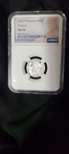 2022P Australia Phoenix 1/4oz Platinum Pt $25 NGC MS70