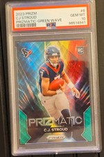 2023 Panini Prizm - Prizmatic Green Wave Prizm C.J. Stroud #6 (RC) PSA 10
