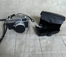 Canon Canonet 28 35mm Film Camera Silver Black Case Tested