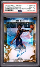 2025-26 Topps Chrome - Stratospheric Signatures - GOLD /50 Khaman Maluach PSA 10