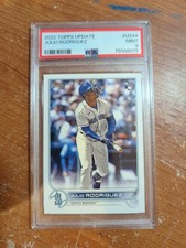 2022 Topps Update #US44 Julio Rodriguez RC PSA 9 Mint