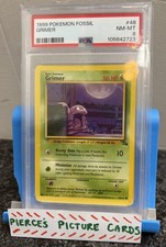 Grimer - Pokémon 1999 Fossil #48 PSA 8