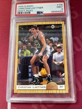 1993 Classic Draft Picks #106 Christian Laettner PSA 9 RC Duke Blue Devils RC