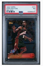 PSA 7 NM 1996 TOPPS #212 GARY PAYTON NBA 50TH